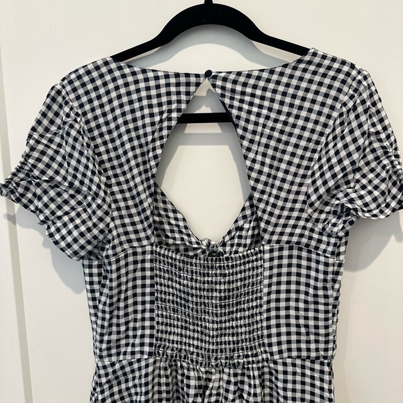 NWT Abercrombie and Fitch Gingham tie front dress - Picture 4 of 6